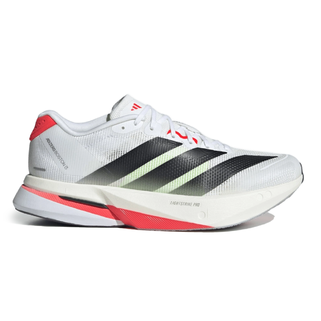 1-Adidas Adizero Boston Cloud White Core Black Lucid Red Adidas Adizero Boston Cloud White Core Black Lucid Red – תמונה 1