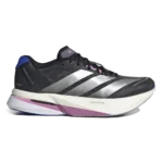 Adidas Adizero Boston Core Black Silver Metallic Lucid Blue