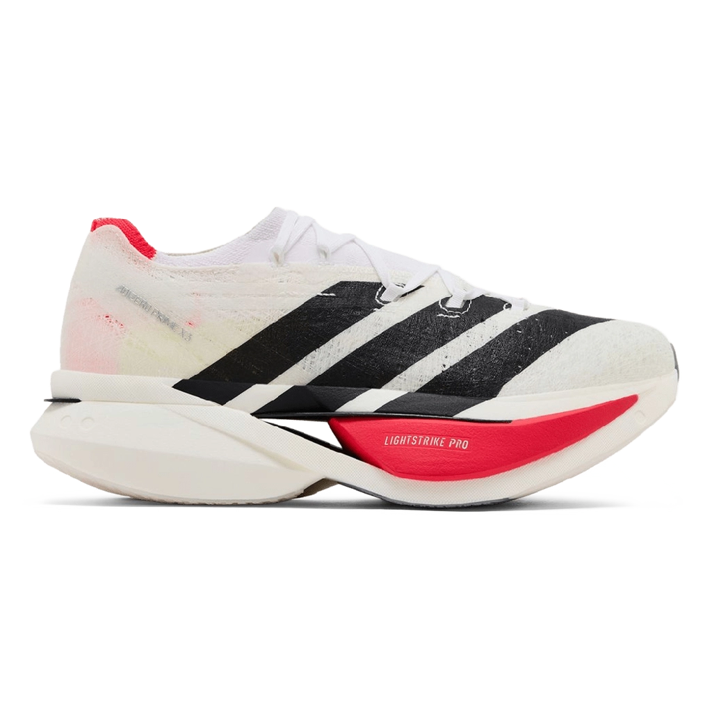 1-Adidas Adizero Prime X 3.0 STRUNG Cloud White Black Lucid Red Adidas Adizero Prime X 3.0 STRUNG Cloud White Black Lucid Red – תמונה 1