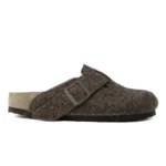 Birkenstock Boston Wool Felt Clogs Army Felt Brown