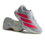 ⁦Adidas Adizero Evo Silver Metallic Lucid Red Iron Metallic⁩ – תמונה ⁦2⁩