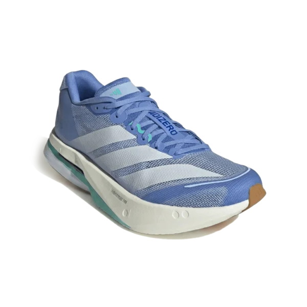 ⁦Adidas Adizero Boston 13 Blue Fusion Zero Metallic Glow Blue⁩ – תמונה ⁦2⁩