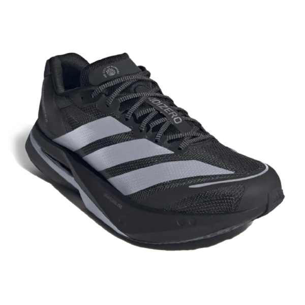 ⁦Adidas Adizero Boston 13 Core Black Silver Metallic Carbon⁩ – תמונה ⁦2⁩