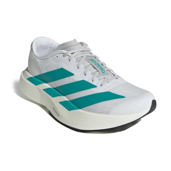 ⁦Adidas Adizero EVO Cloud White Pure Teal Grey⁩ – תמונה ⁦2⁩