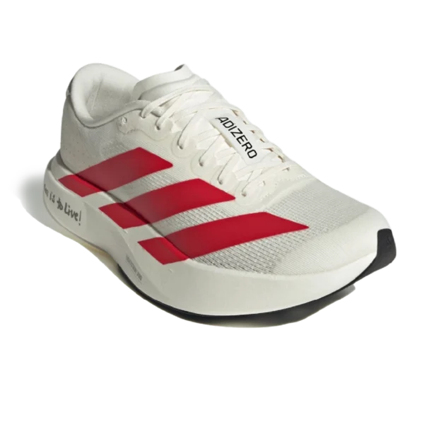 ⁦Adidas Adizero EVO “To Run Is To Live” Off White Better Scarlet⁩ – תמונה ⁦2⁩