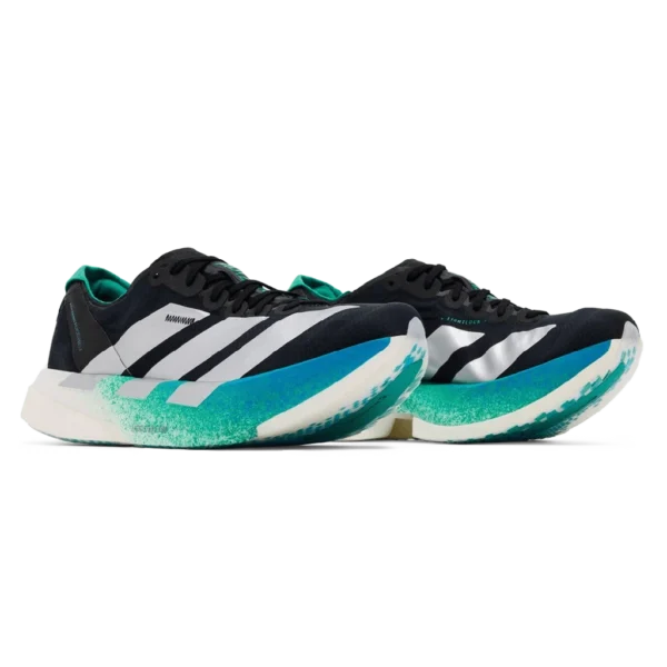 ⁦Adidas Adizero Adios Pro Core Black Matte Silver Glory Green⁩ – תמונה ⁦2⁩