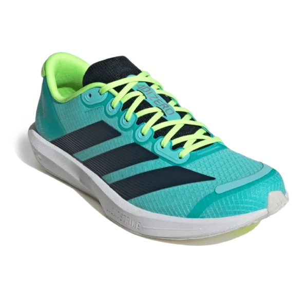 ⁦Adidas Adizero Blue Aurora Ink Lucid Lemon⁩ – תמונה ⁦2⁩
