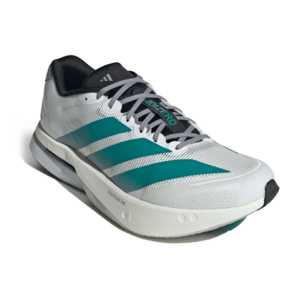 ⁦Adidas Adizero Boston Cloud White Pure Teal Grey⁩ – תמונה ⁦2⁩
