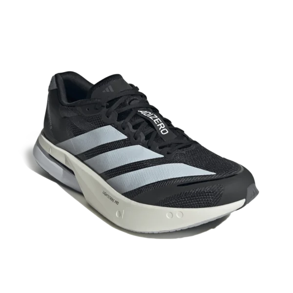 ⁦Adidas Adizero Boston Core Black Cloud White Grey⁩ – תמונה ⁦2⁩