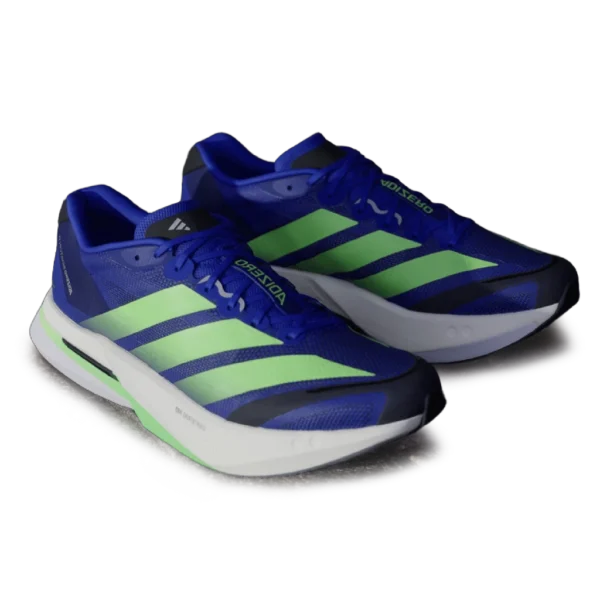 ⁦Adidas Adizero Boston Lucid Blue Lime Burst Black⁩ – תמונה ⁦2⁩
