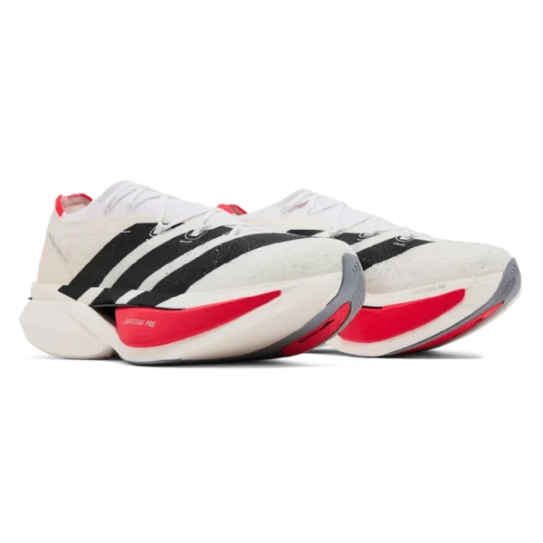 ⁦Adidas Adizero Prime X 3.0 STRUNG Cloud White Black Lucid Red⁩ – תמונה ⁦2⁩