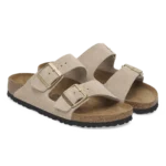 ⁦Birkenstock Arizona Suede Leather Sandals Sandcastle⁩ – תמונה ⁦2⁩