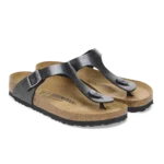 ⁦Birkenstock Gizeh Birko-Flor Sandals Graceful Licorice⁩ – תמונה ⁦2⁩