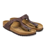 ⁦Birkenstock Gizeh Oiled Leather Sandals Habana⁩ – תמונה ⁦2⁩