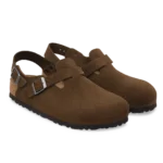 ⁦Birkenstock Tokio Suede Leather Clogs Carafe⁩ – תמונה ⁦2⁩