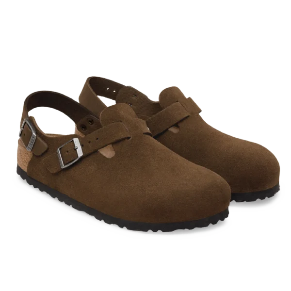 ⁦Birkenstock Tokio Suede Leather Clogs Carafe⁩ – תמונה ⁦2⁩