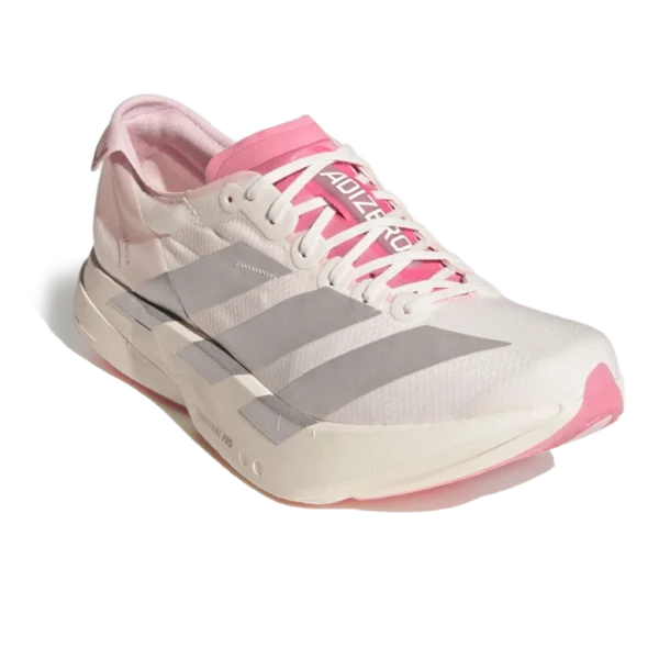 ⁦Adidas Adizero Adios Pro Core White Silver Metallic Bliss Pink⁩ – תמונה ⁦2⁩
