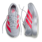 ⁦Adidas Adizero Evo Silver Metallic Lucid Red Iron Metallic⁩ – תמונה ⁦3⁩