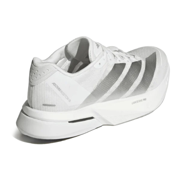 ⁦Adidas Adizero Boston 13 Cloud White Matte Silver Dash Grey⁩ – תמונה ⁦3⁩