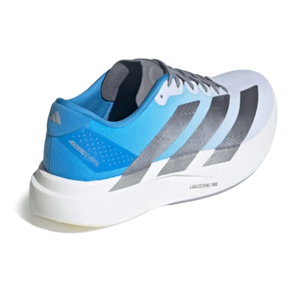 ⁦Adidas Adizero EVO Woven Cloud White Blue⁩ – תמונה ⁦3⁩
