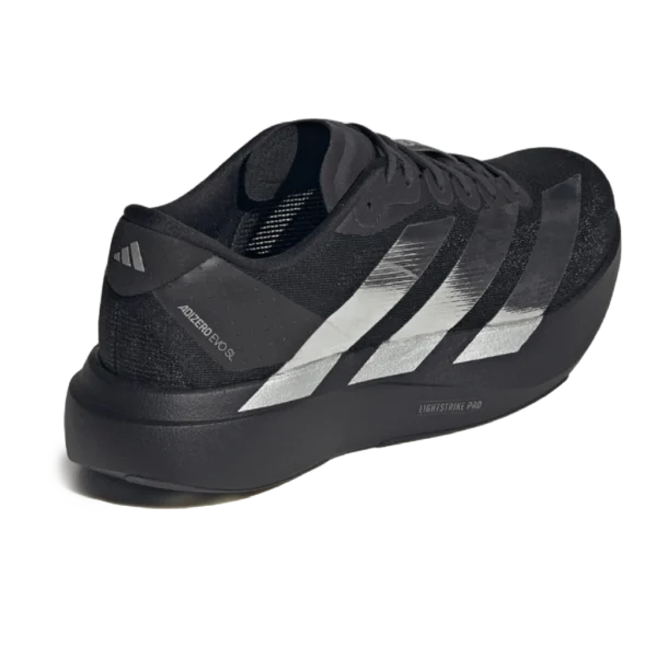 ⁦Adidas Adizero EVO Metallic Stripes Black Silver⁩ – תמונה ⁦3⁩