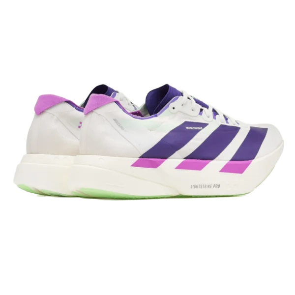⁦Adidas Adizero Adios Pro Core White Collegiate Purple Lime Burst⁩ – תמונה ⁦3⁩