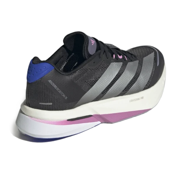 ⁦Adidas Adizero Boston Core Black Silver Metallic Lucid Blue⁩ – תמונה ⁦3⁩