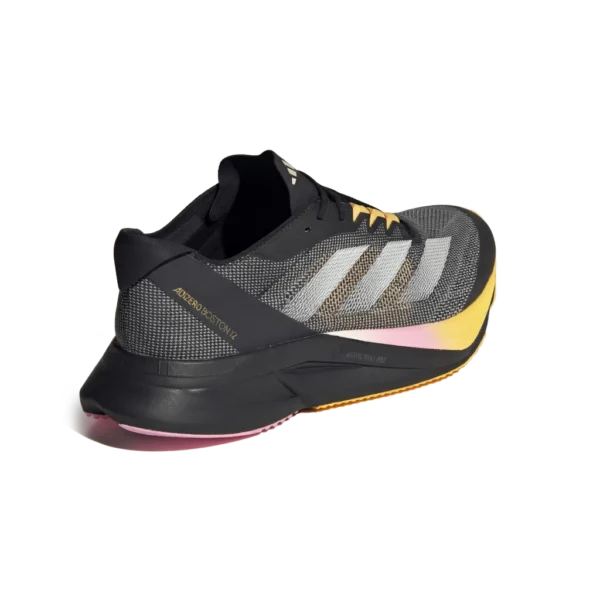 ⁦Adidas Adizero Boston Core Black Zero Metallic Spark⁩ – תמונה ⁦3⁩