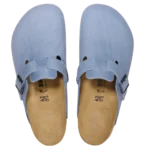 ⁦Birkenstock Boston Oiled Leather Clogs Elemental Blue⁩ – תמונה ⁦3⁩