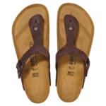 ⁦Birkenstock Gizeh Oiled Leather Sandals Habana⁩ – תמונה ⁦3⁩