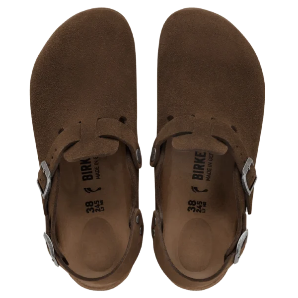 ⁦Birkenstock Tokio Suede Leather Clogs Carafe⁩ – תמונה ⁦3⁩