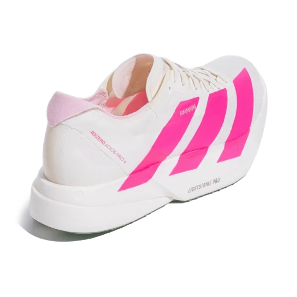 ⁦Adidas Adizero Adios Pro Off White Lucid Pink Silver Green⁩ – תמונה ⁦3⁩