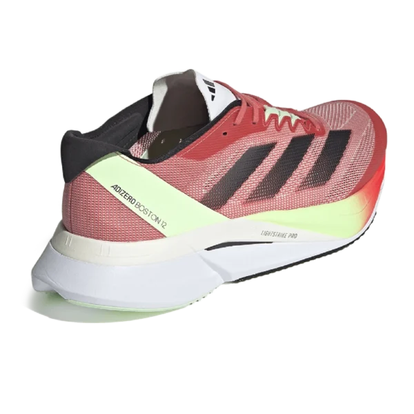 ⁦Adidas Adizero Boston 12 Preloved Scarlet Aurora Metallic Solar Red⁩ – תמונה ⁦3⁩