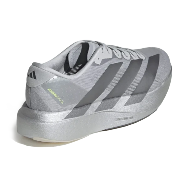 ⁦Adidas Adizero EVO Silver Metallic Halo Silver⁩ – תמונה ⁦3⁩