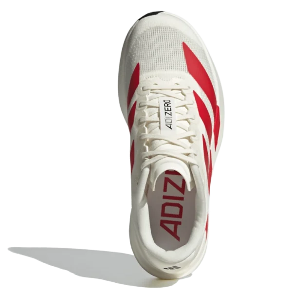 ⁦Adidas Adizero EVO “To Run Is To Live” Off White Better Scarlet⁩ – תמונה ⁦4⁩