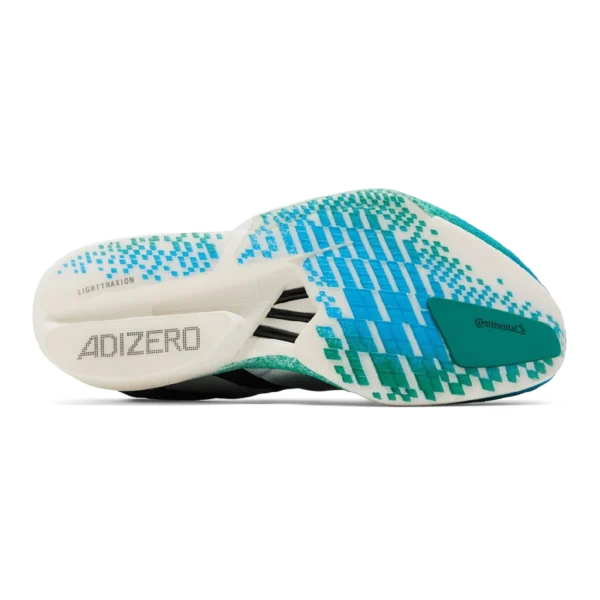 ⁦Adidas Adizero Adios Pro Core Black Matte Silver Glory Green⁩ – תמונה ⁦4⁩