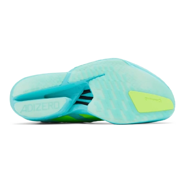 ⁦Adidas Adizero Adios Pro Flash Aqua Lucid Lemon⁩ – תמונה ⁦4⁩