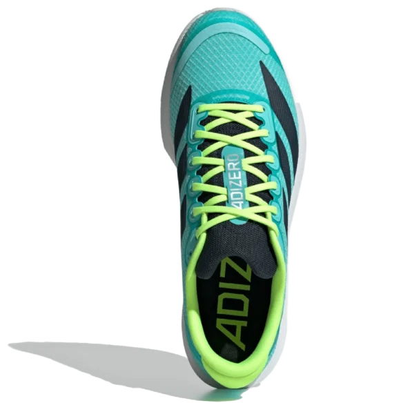 ⁦Adidas Adizero Blue Aurora Ink Lucid Lemon⁩ – תמונה ⁦4⁩