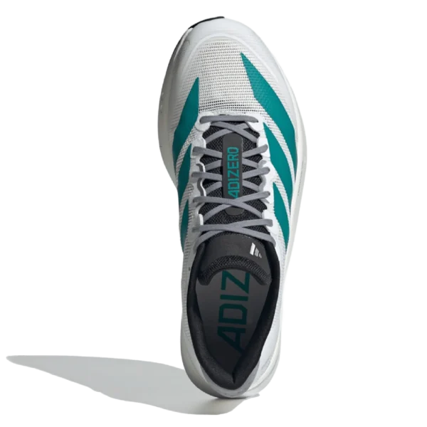 ⁦Adidas Adizero Boston Cloud White Pure Teal Grey⁩ – תמונה ⁦4⁩