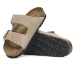 ⁦Birkenstock Arizona Suede Leather Sandals Sandcastle⁩ – תמונה ⁦4⁩