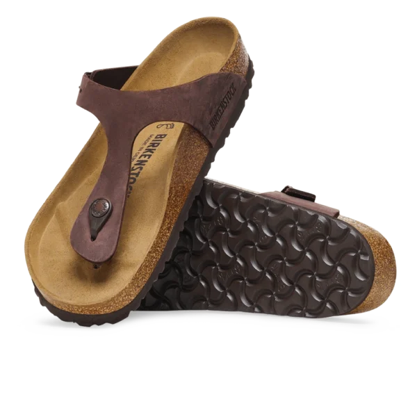 ⁦Birkenstock Gizeh Oiled Leather Sandals Habana⁩ – תמונה ⁦4⁩