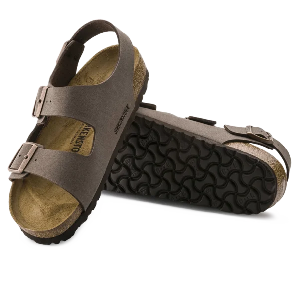 ⁦Birkenstock Milano Birko-Flor Nubuck Sandals Mocha⁩ – תמונה ⁦4⁩