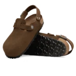 ⁦Birkenstock Tokio Suede Leather Clogs Carafe⁩ – תמונה ⁦4⁩