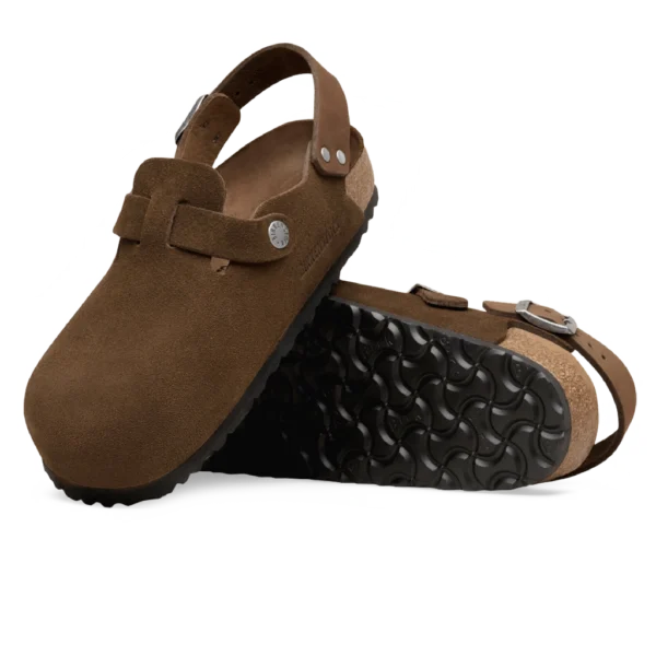 ⁦Birkenstock Tokio Suede Leather Clogs Carafe⁩ – תמונה ⁦4⁩