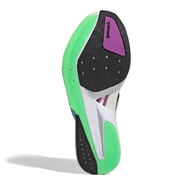 ⁦Adidas Adizero Boston 13 Core White Core Black Lime Burst⁩ – תמונה ⁦5⁩
