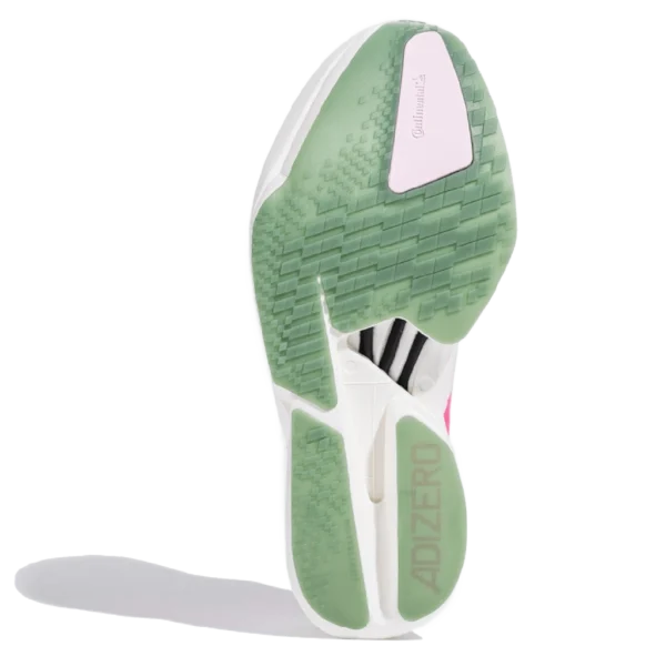 ⁦Adidas Adizero Adios Pro Off White Lucid Pink Silver Green⁩ – תמונה ⁦5⁩
