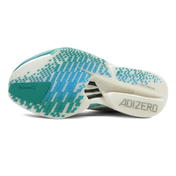 ⁦Adidas Adizero Adios Pro Crystal White Matte Silver Glory Green⁩ – תמונה ⁦5⁩