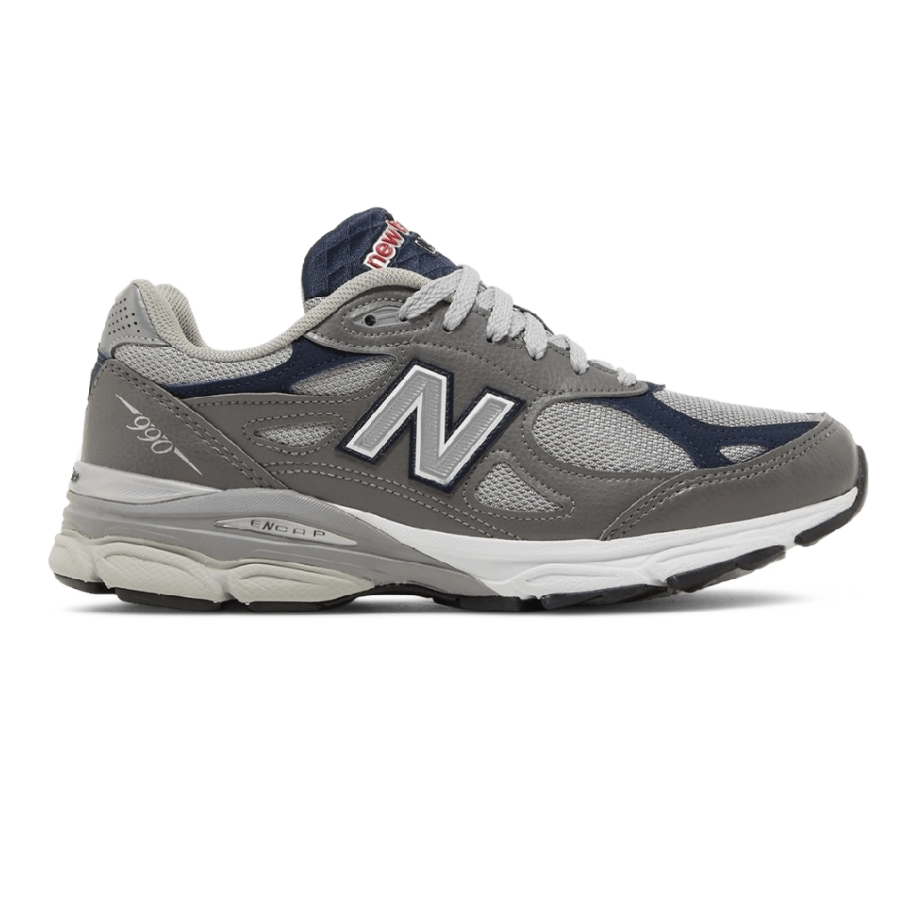 1 New Balance 990 Elephant Grey Navy – תמונה 1