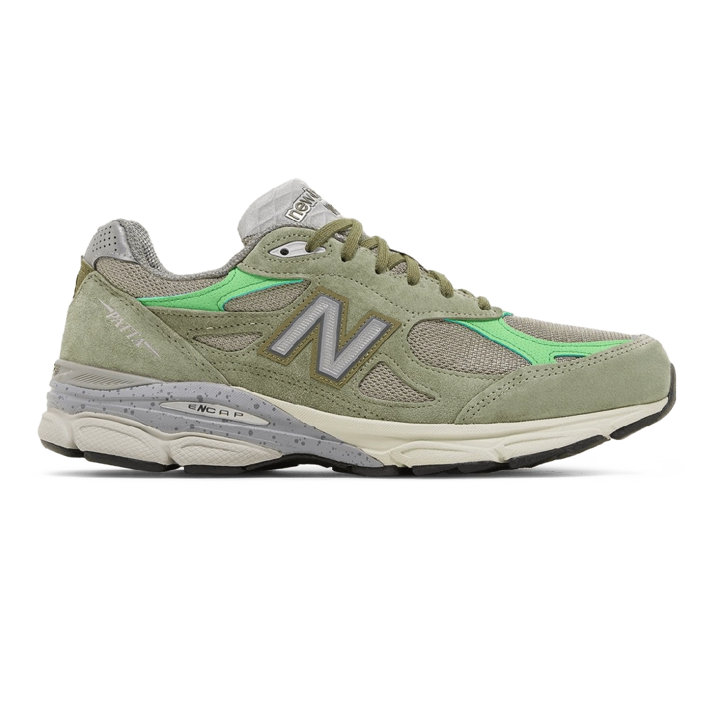 1 New Balance 990 Patta Olive Bright Green – תמונה 1