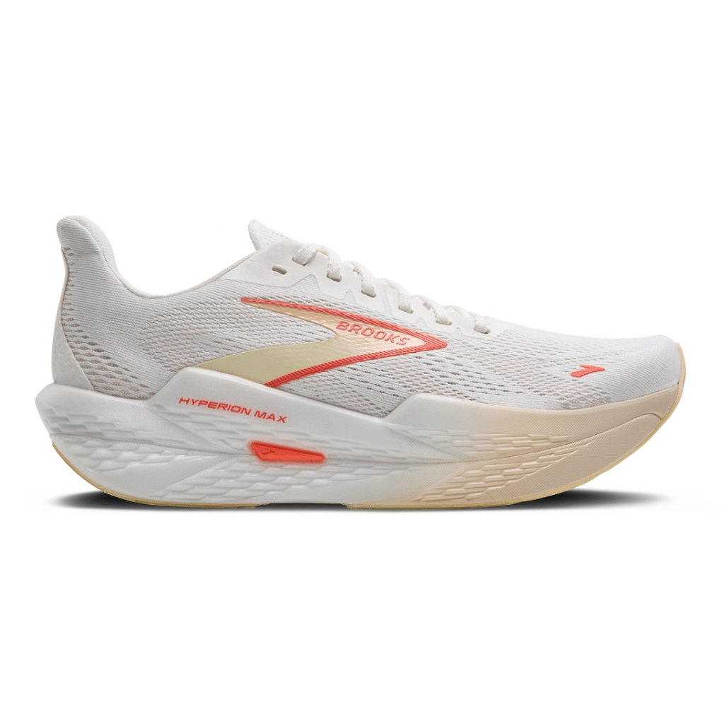 1 Brooks Hyperion Max 2 White Peach Coral – תמונה 1